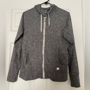 Vuori Halo Performance Hoodie medium heather gray EUC